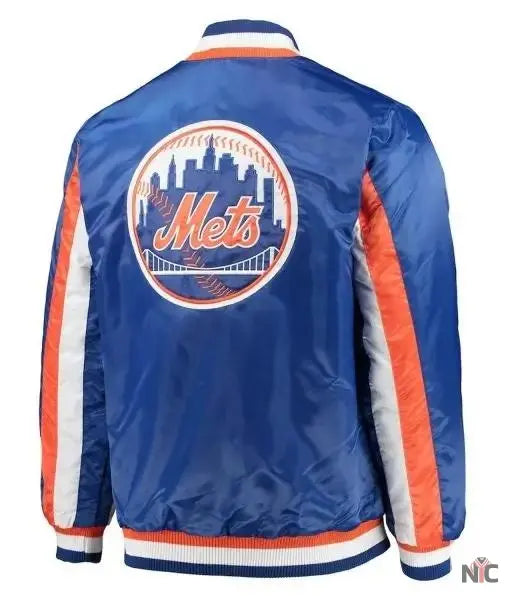 Starter New York Mets Full-snap Varsity Jacket Clanton Jacket