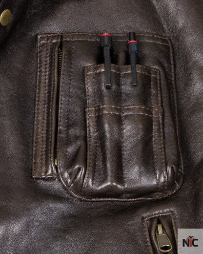 Stearman Leather Vest Clanton Jacket