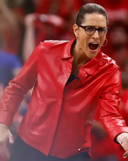 Stephanie White WNBA Playoffs Semi-Final 2025 Leather Jacket