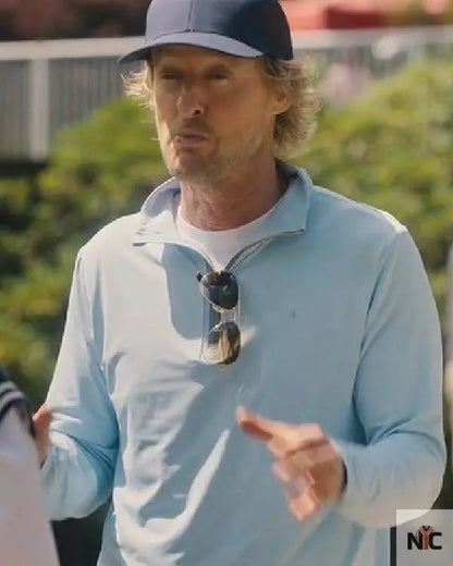 Stick Owen Wilson Long Sleeve Polo Shirt Clanton Jacket