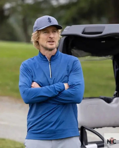 Stick S01 Owen Wilson Blue Sweatshirt Clanton Jacket