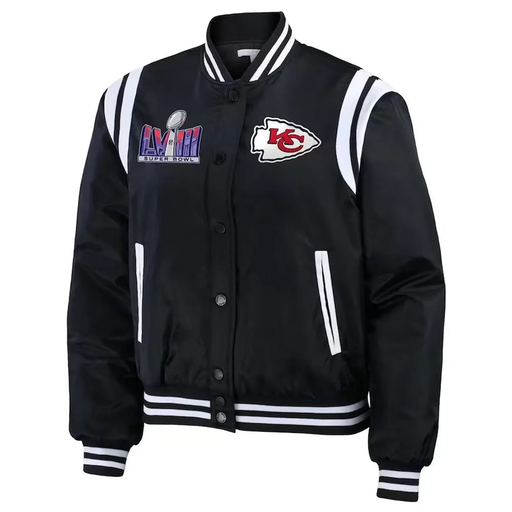 Super Bowl LVIII Champions Kansas City Chiefs Jacket - side view