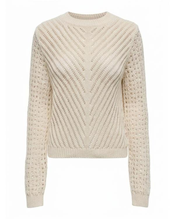 Signora Volpe S03 Emilia Fox Openwork Crew Neck Jumper - view 2