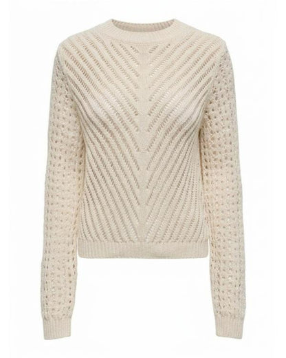 Signora Volpe S03 Emilia Fox Openwork Crew Neck Jumper - view 2