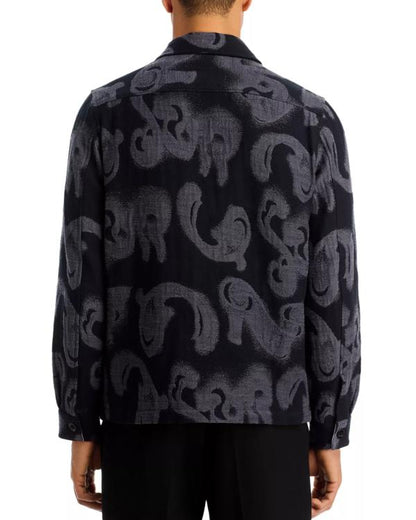 Elsbeth S03 Grey & Black Textured Shirt