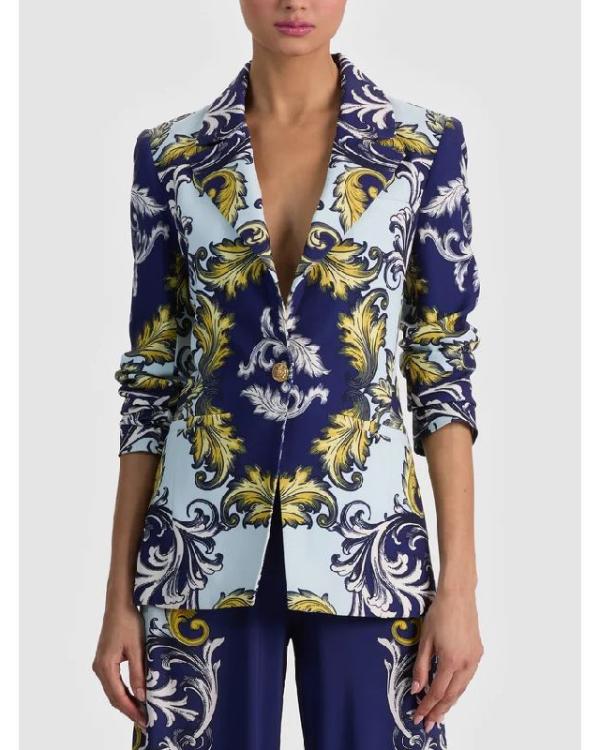 Elsbeth S04 Carrie Preston Blue Printed Blazer - view 4
