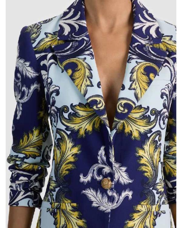 Elsbeth S04 Carrie Preston Blue Printed Blazer - view 6