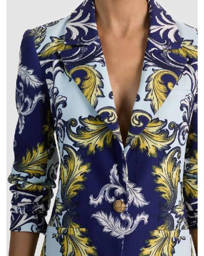 Elsbeth S04 Carrie Preston Blue Printed Blazer - view 6
