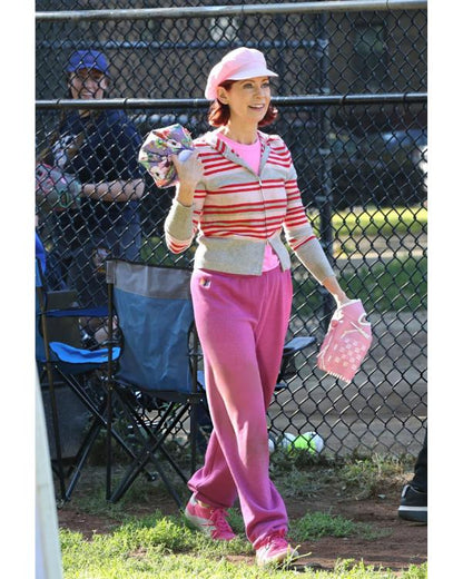 Elsbeth S04 Carrie Preston Striped Knit Hoodie - view 2