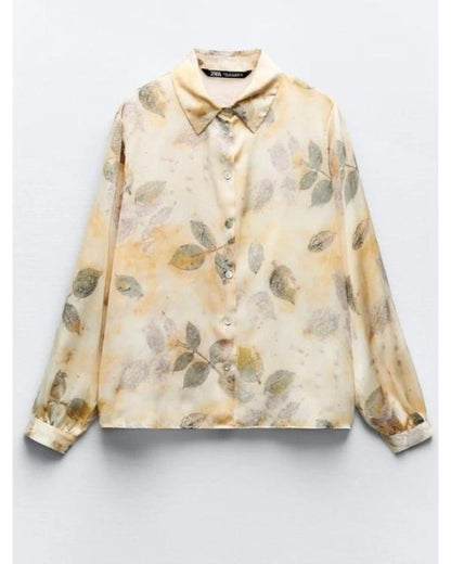 Signora Volpe S03 Floral Silk Blouse - view 2