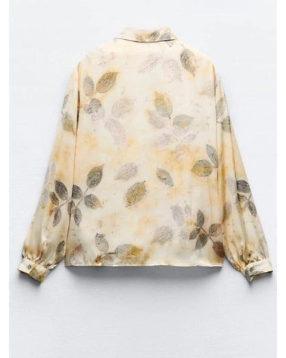 Signora Volpe S03 Floral Silk Blouse - view 3