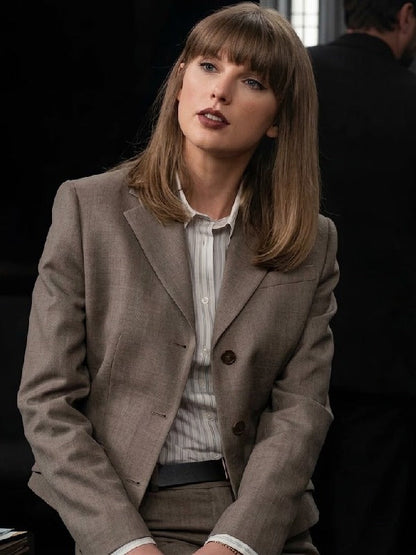 Taylor Swift Emmy Awards Brown Blazer