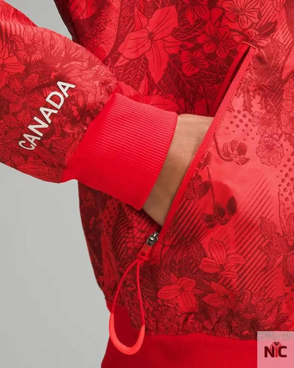 Team Canada Women’s Vented Jacquard Jacket Clanton Jacket