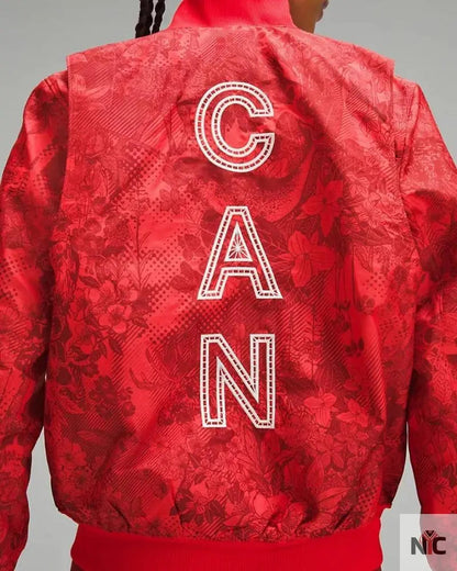 Team Canada Women’s Vented Jacquard Jacket Clanton Jacket