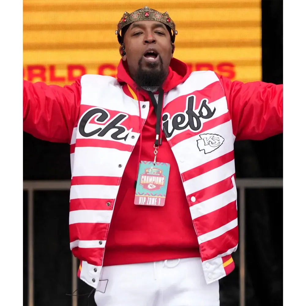 Tech N9ne Kansas City Chiefs Super Bowl Jacket - side view