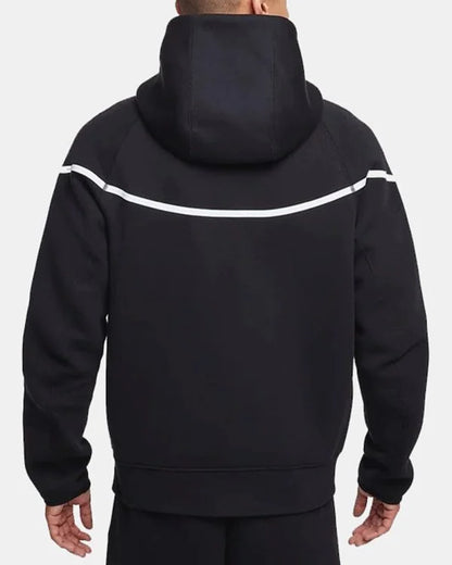 Tech Windrunner Black Reflective Jacket