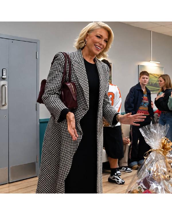 Ted Lasso S04 Hannah Waddingham Houndstooth Coat