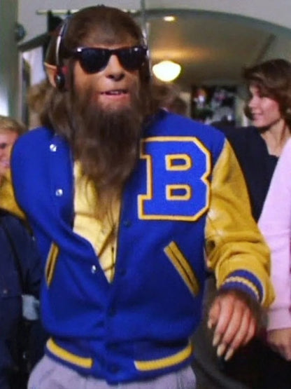 Teen Wolf Michael J Fox Letterman Jacket - side view