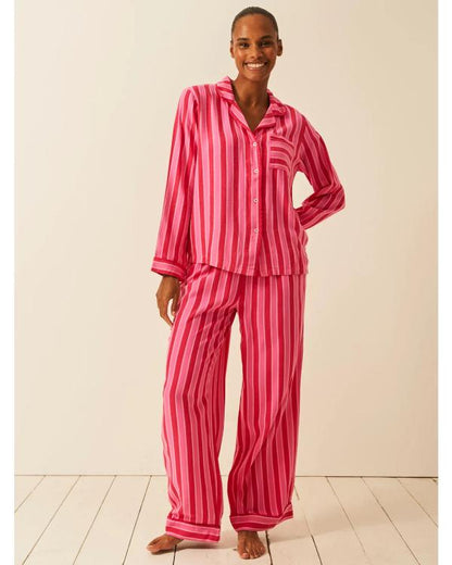 The Celebrity Traitors S02 Hannah Fry Pink Striped Pajamas - view 2
