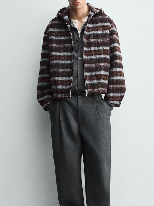 King Kenny The Celebrity Traitors S2 Plaid Hooded Jacket - view 2