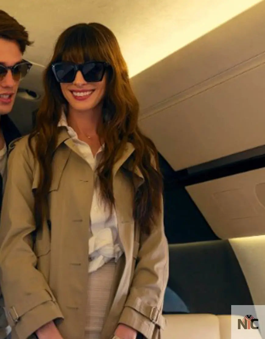 The Idea Of You 2024 Anne Hathaway Trench Coat Clanton Jacket