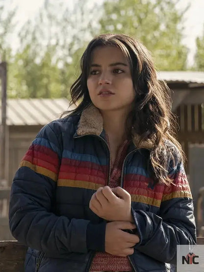 The Last of Us S02 Isabela Merced Puffer Jacket Clanton Jacket