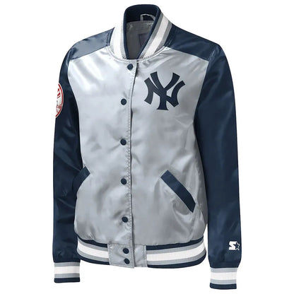 The Legend NY Yankees Satin Jacket - back view