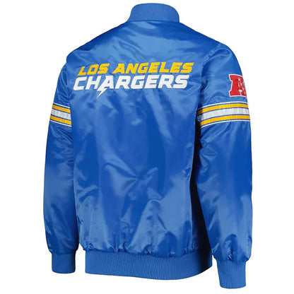 The Pick and Roll LA Chargers Jacket - back view