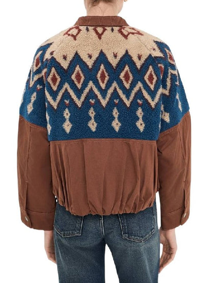 Jenna Bush Hager The Today Show 2026 Fair Isle Twill Jacket - view 2