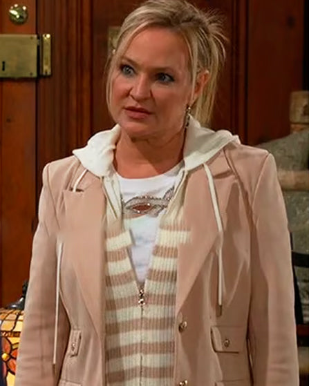 The Young And The Restless Sharon Case Beige Dickey Blazer