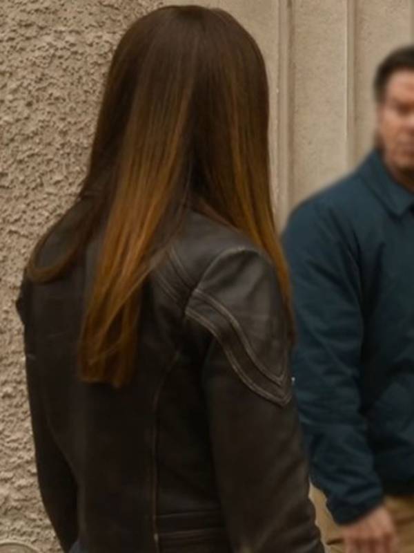 The Family Plan 2 Michelle Monaghan Black Leather Jacket