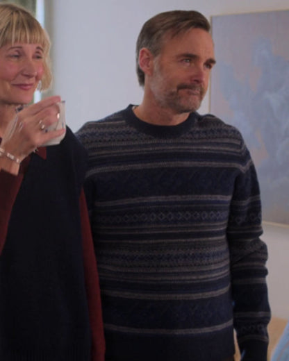 The Four Seasons S02 Will Forte Fair Isle Crewneck Sweater WorthVee