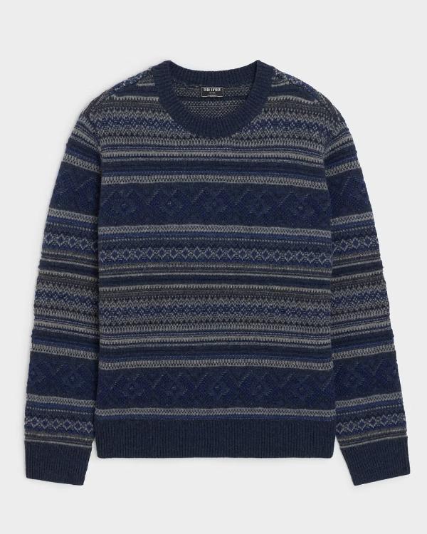 The Four Seasons S02 Will Forte Fair Isle Crewneck Sweater WorthVee
