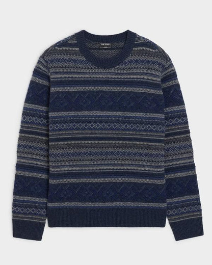 The Four Seasons S02 Will Forte Fair Isle Crewneck Sweater WorthVee