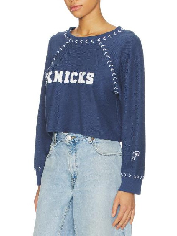 The View 2026 Ana Navarro Knicks Blue Sweater
