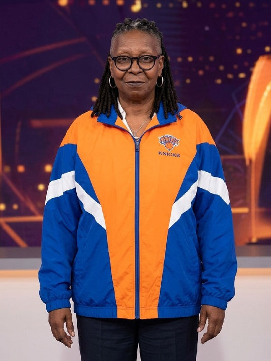 The View Whoopi Goldberg New York Knicks Colorblock Jacket