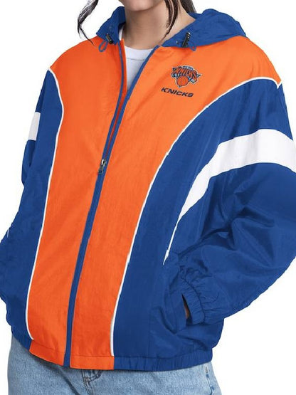 The View Whoopi Goldberg New York Knicks Colorblock Jacket