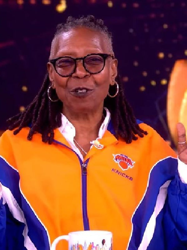 The View Whoopi Goldberg New York Knicks Colorblock Jacket