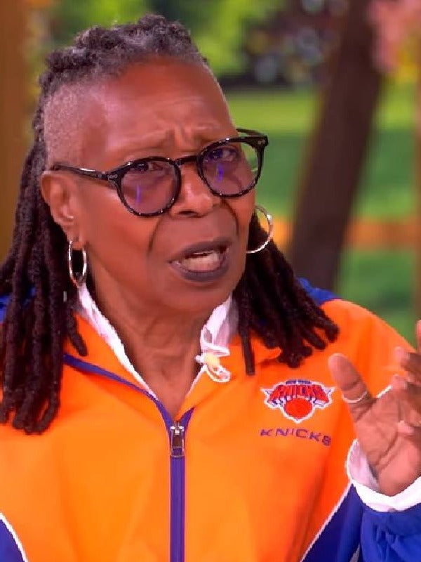 The View Whoopi Goldberg New York Knicks Colorblock Jacket