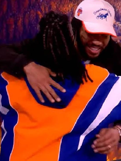 The View Whoopi Goldberg New York Knicks Colorblock Jacket