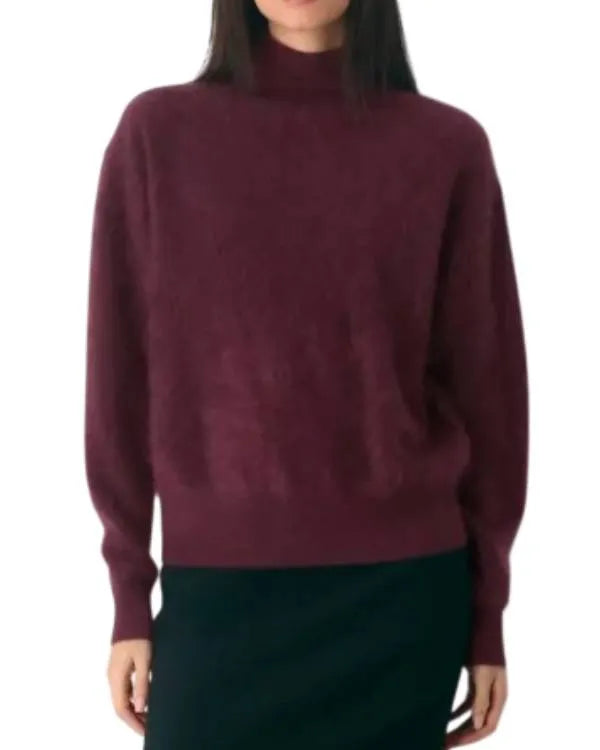 The Young and the Restless Sharon Newman Plum Purple Fluffy Sweater