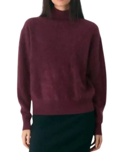 The Young and the Restless Sharon Newman Plum Purple Fluffy Sweater