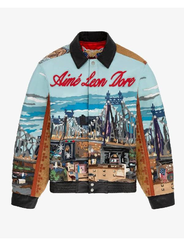 Today 2026 Karl-Anthony Towns Printed Leather Jacket