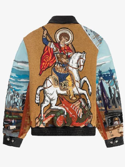 Today 2026 Karl-Anthony Towns Printed Leather Jacket