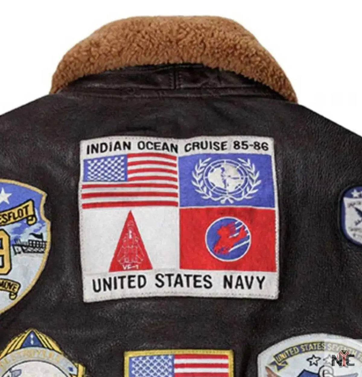 Top Gun-2 Leather Flight Jacket Clanton Jacket