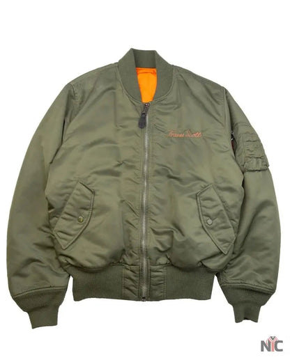 Travis Scott Olive Rodeo Jacket Clanton Jacket