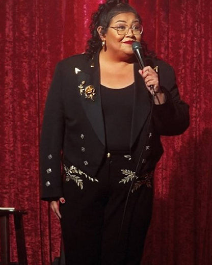 Vanessa Gonzalez Mamona Black Suit