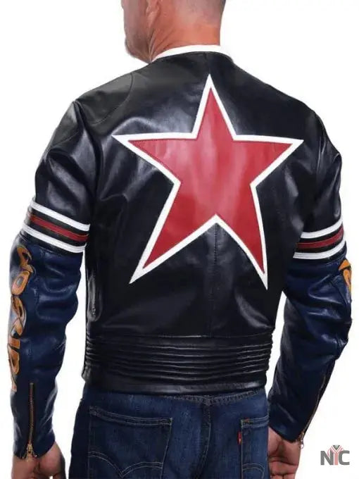 Vanson Star Leather Jacket Clanton Jacket