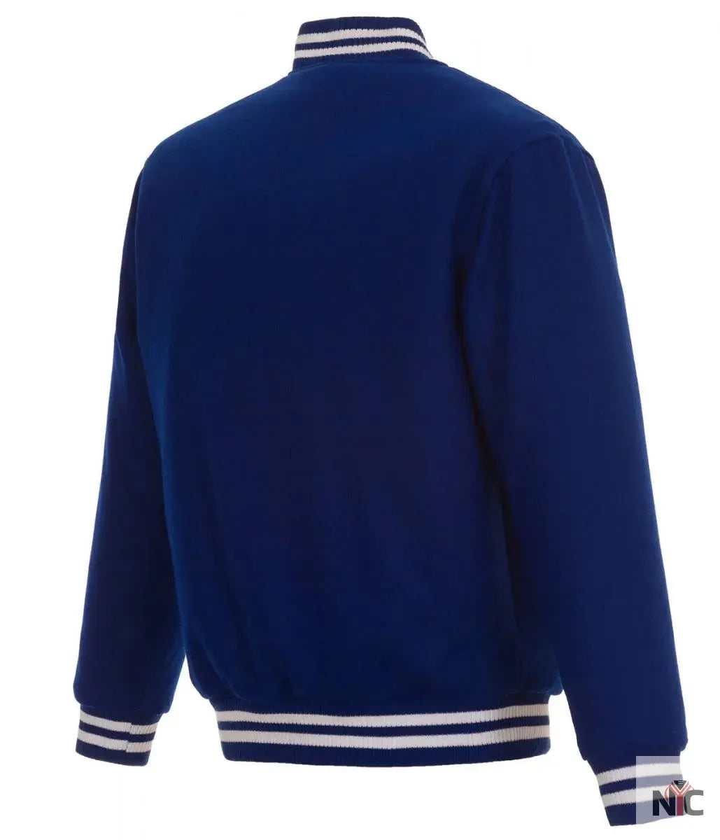 Varsity Philadelphia 76ers Royal Blue Wool Jacket Clanton Jacket