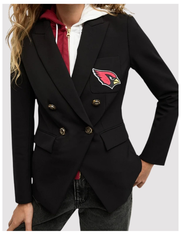 Veronica Beard x NFL Dickey Arizona Cardinals Jacket - back view